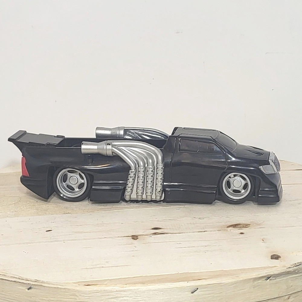 Vintage 1996 Hasbro SSP Super Sonic Power Black Custom Truck Racer Toy